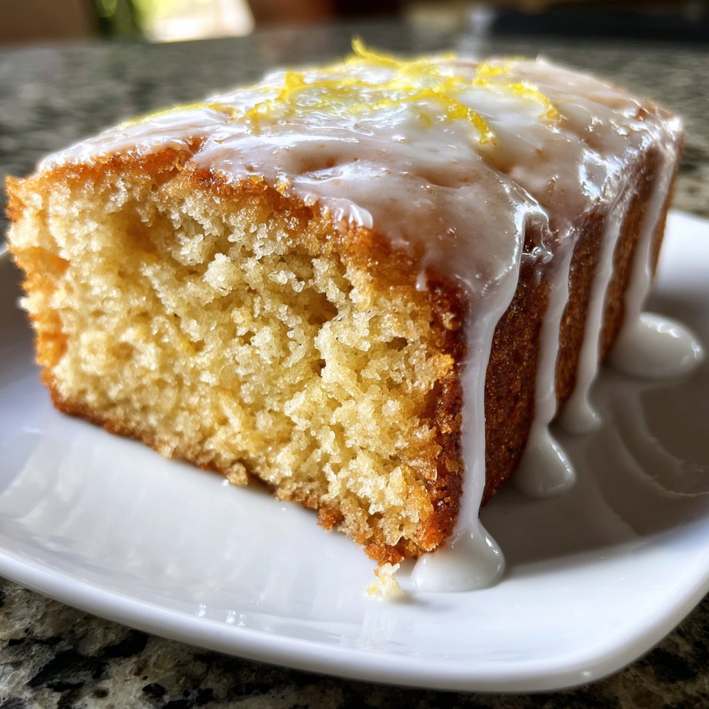 Zitronenkuchen mit Olivenöl