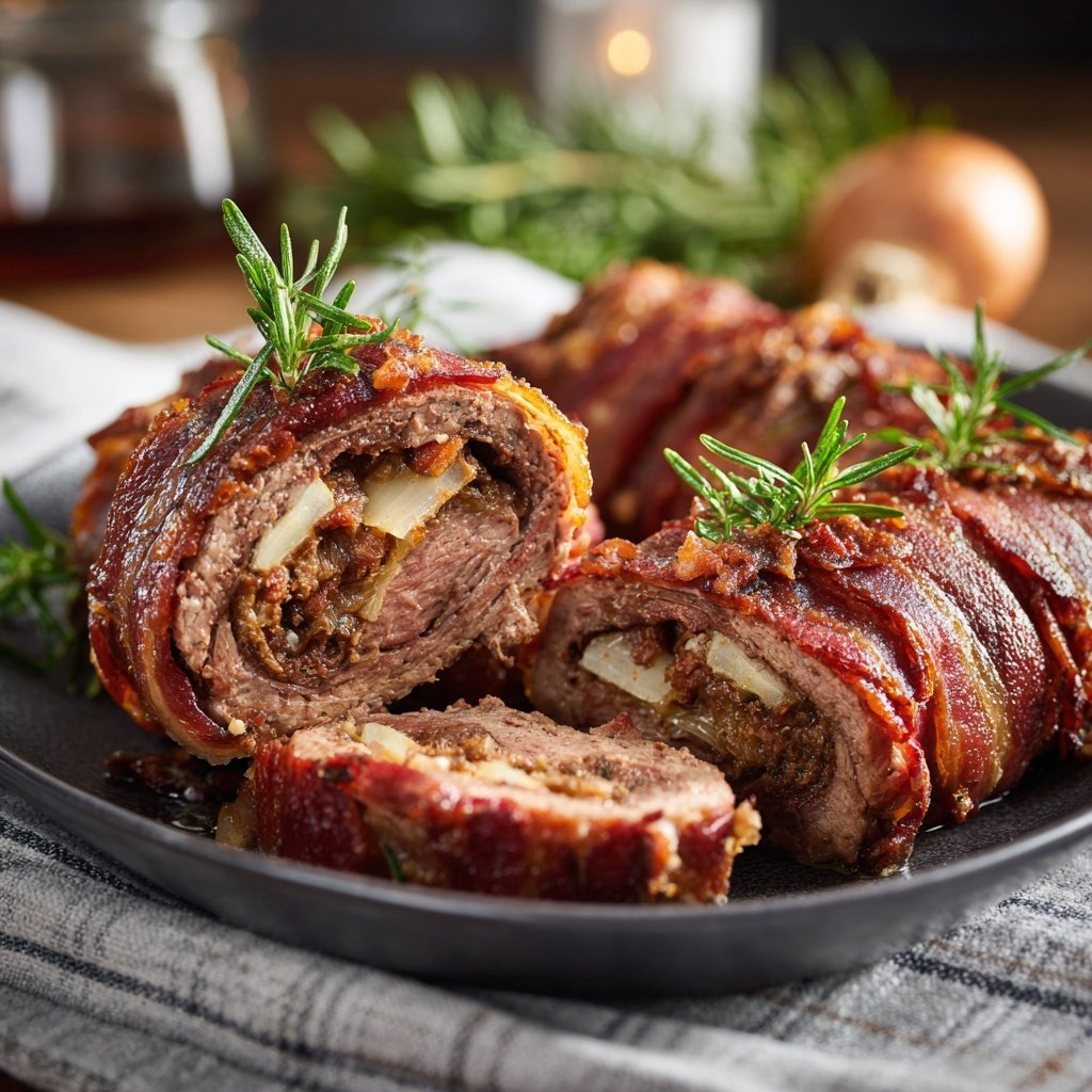 Hausmannskost Rinderrouladen mit Rahmsoße