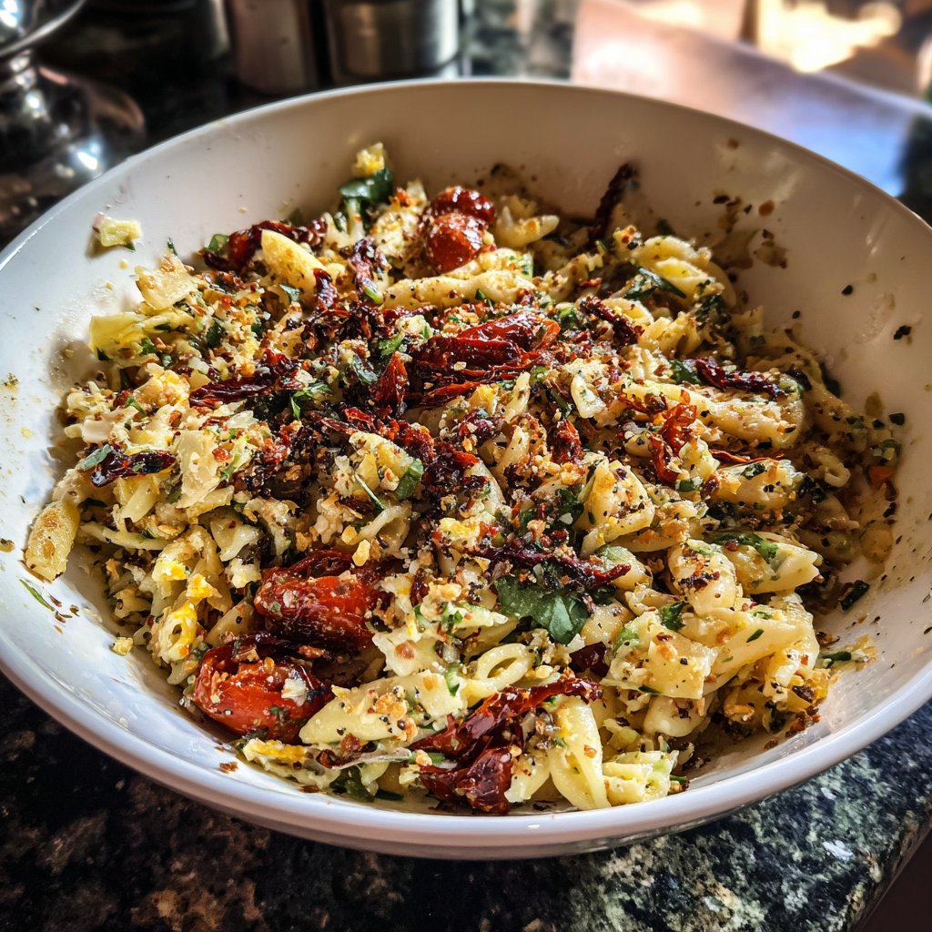 Mediterraner Nudelsalat Schnell