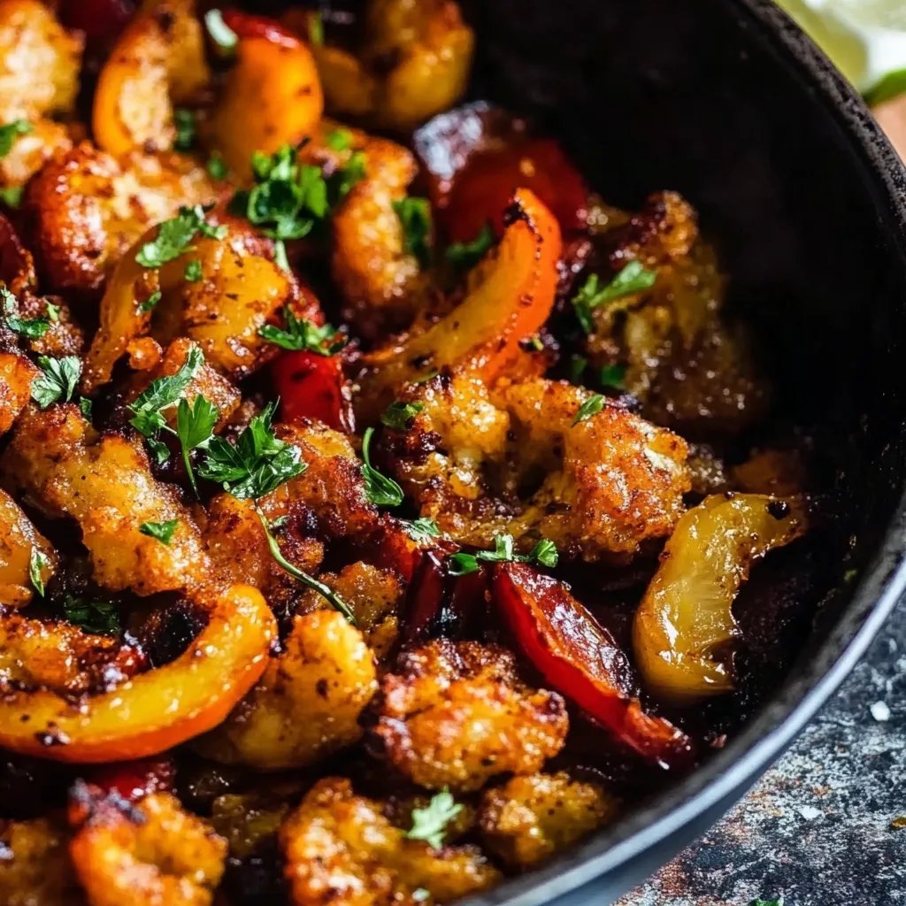 Marokkanischer Blumenkohl aus dem Backofen