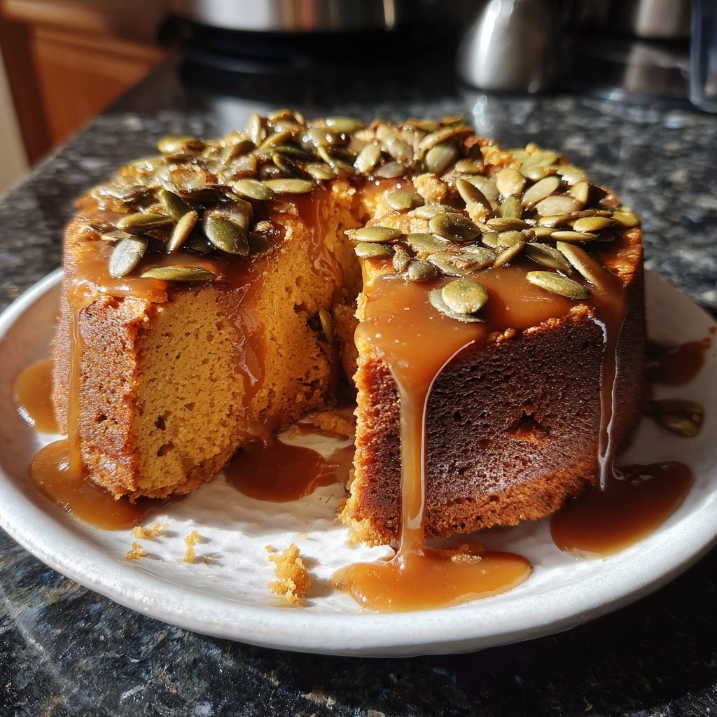 Ultimativer Kürbis-Karamell-Käsekuchen