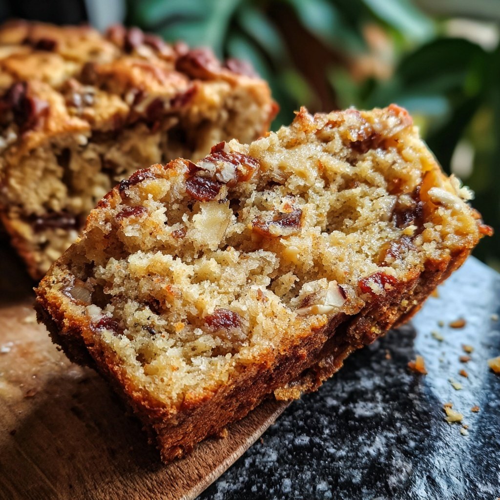 Bananenkuchen mit Datteln