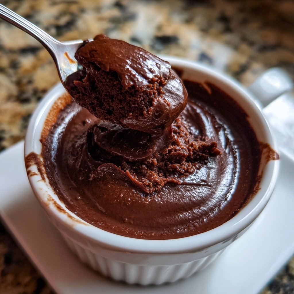 Schokoladenmousse mit Chili