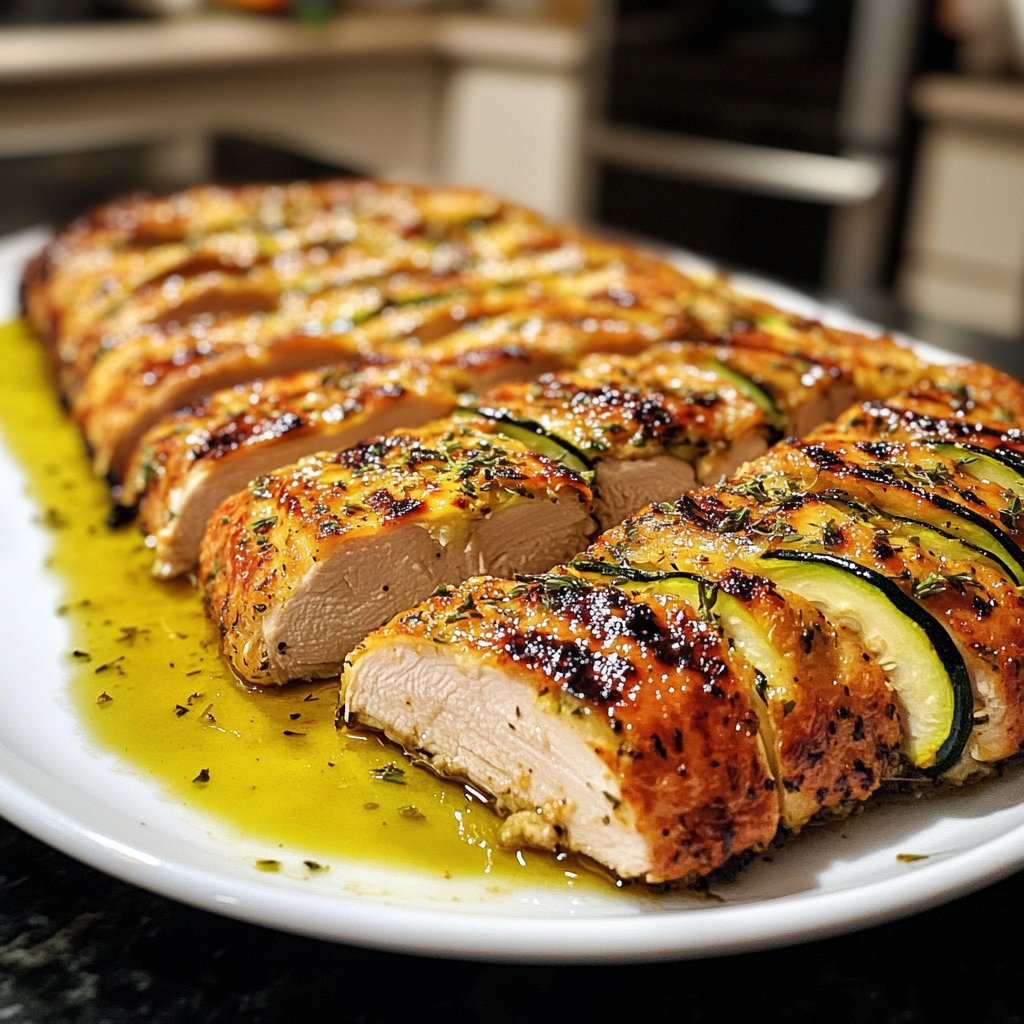 Hähnchenbrust mit Zucchini