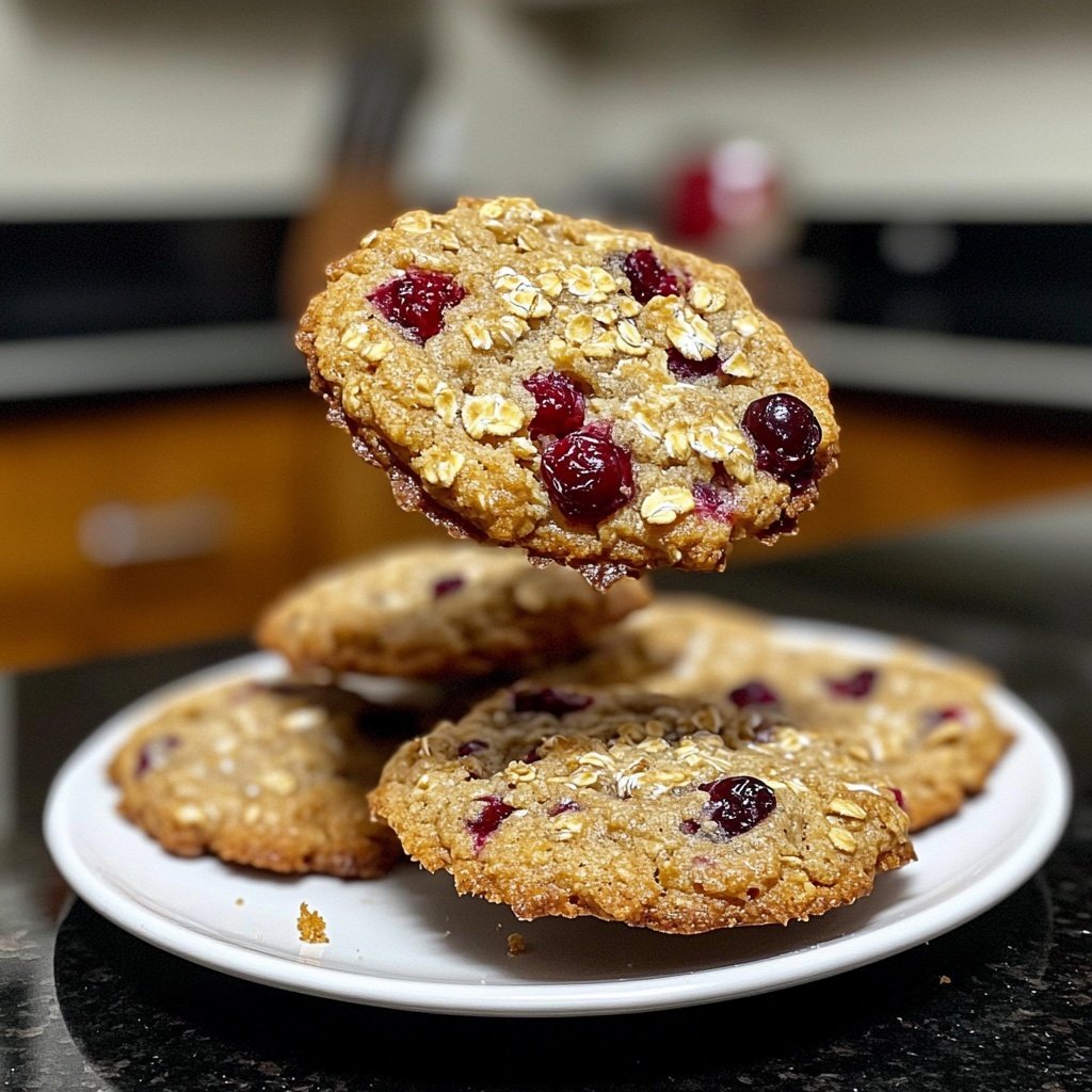 Cranberry-Hafer-Cookies – vegan & ohne Zucker