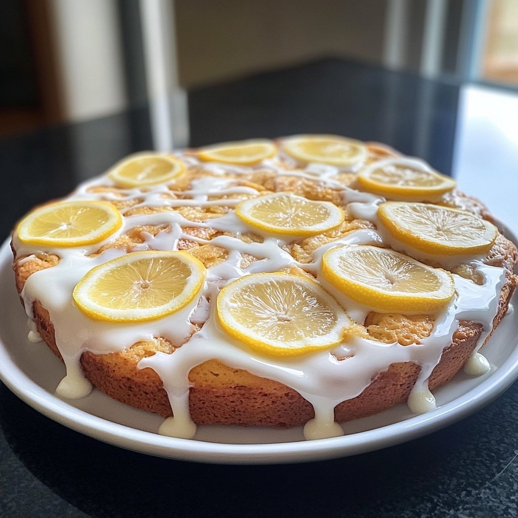 Zitronenkuchen mit Joghurt