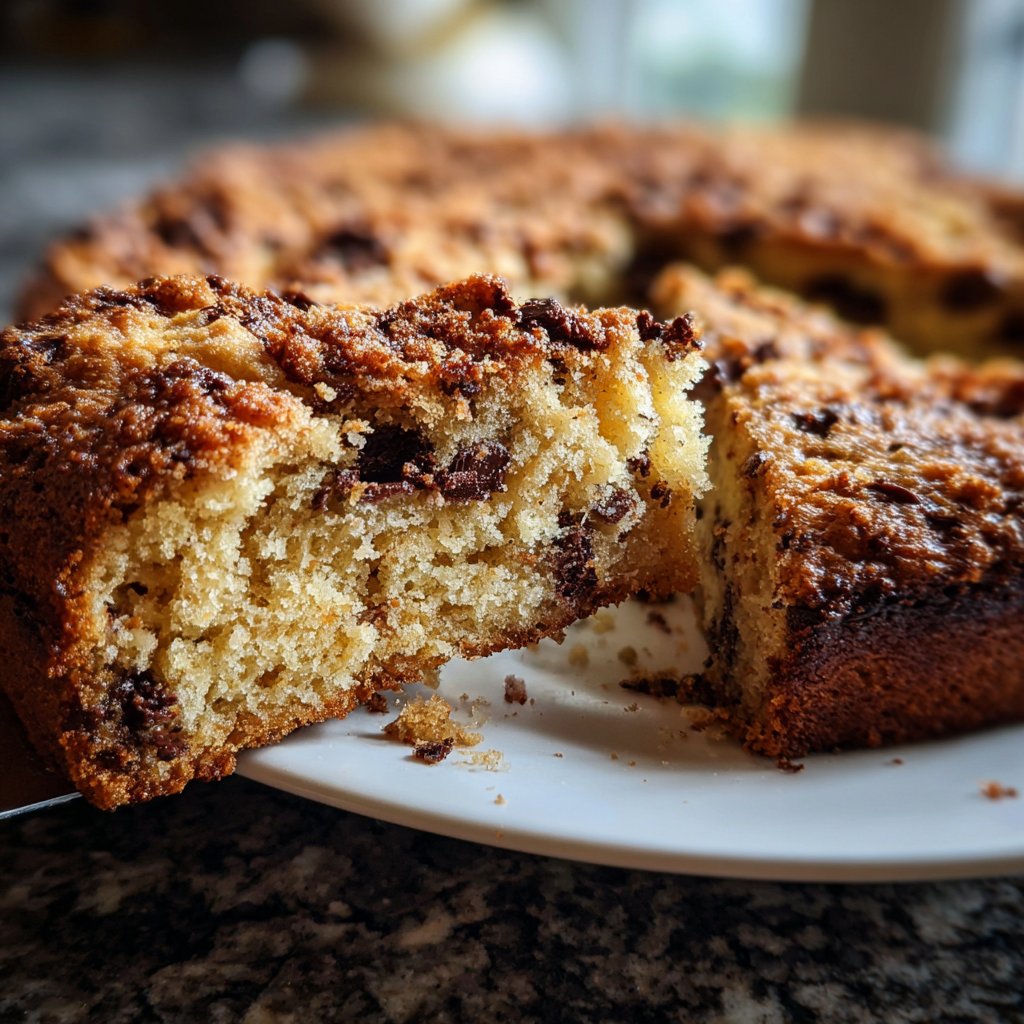 Bananenkuchen mit Schokostückchen