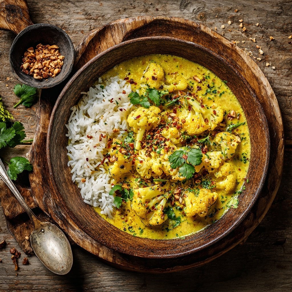 Blumenkohl Curry Mit Erdnussnote