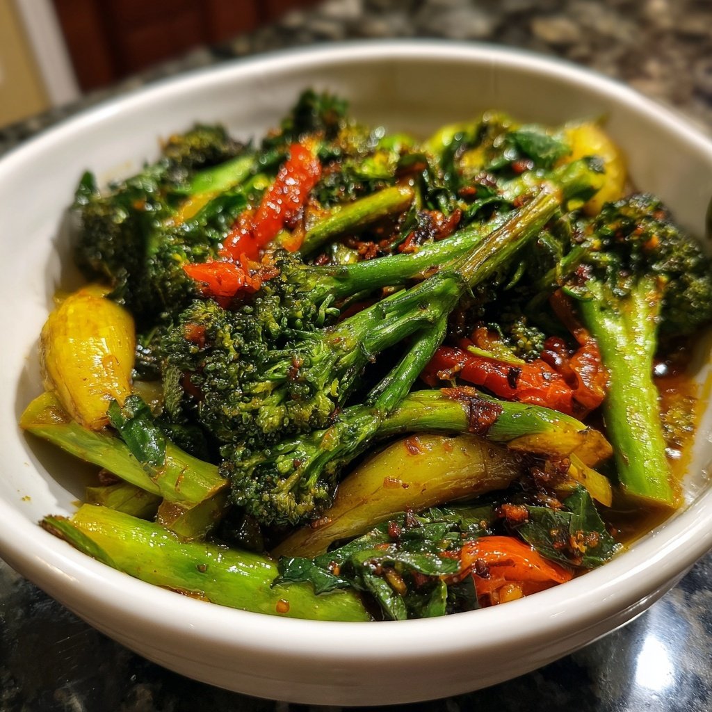 Brokkoli Pfanne Asiatisch