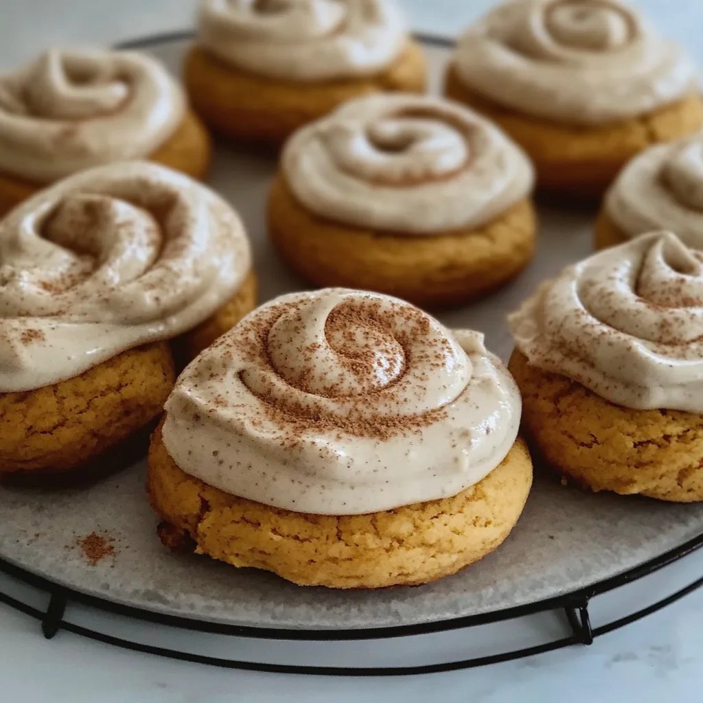 Weiche Kürbiskekse mit Zimt-Frosting