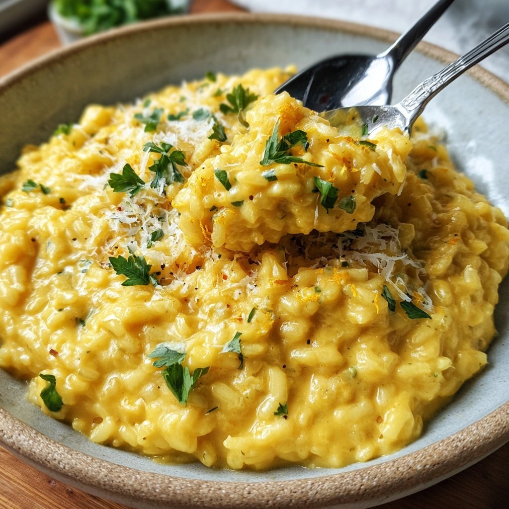 Safranrisotto für ein besonderes Dinner