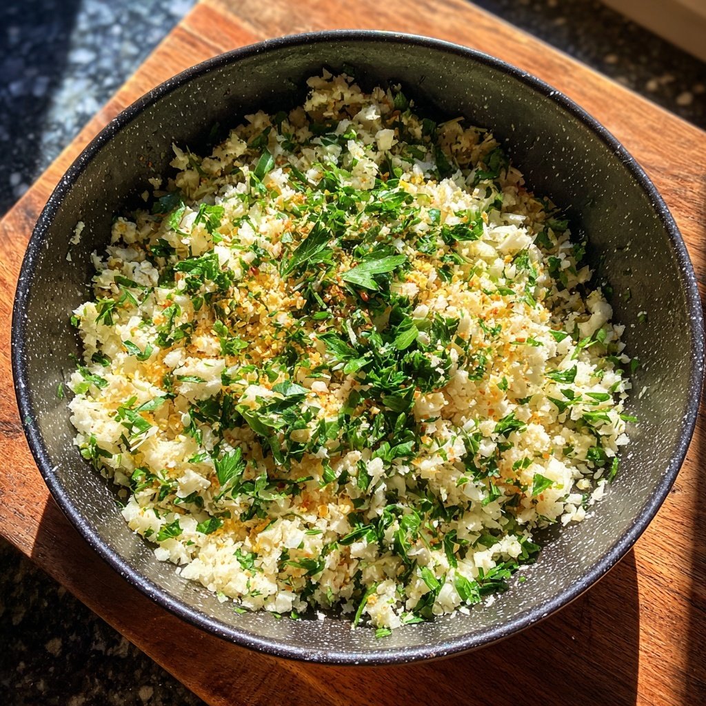 Blumenkohl Reis Mit Kräutern
