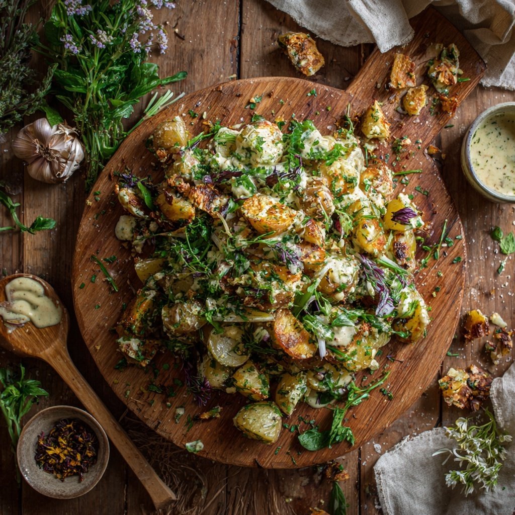 Kartoffelsalat Zum Grillen Mit Senf Dressing