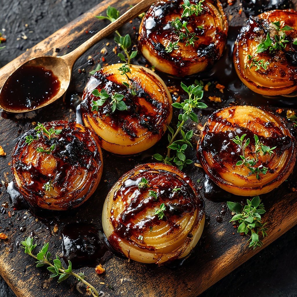 Gegrillte Zwiebeln Süß
